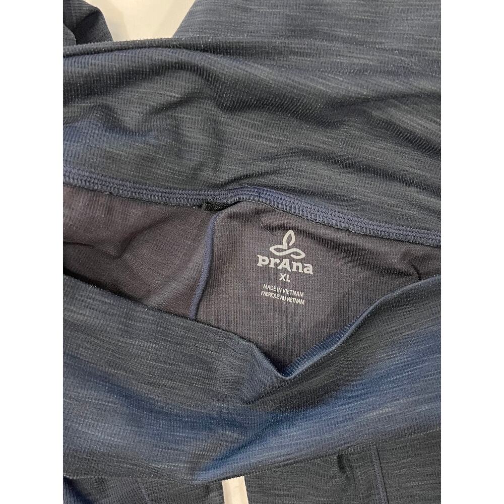 PrAna Becksa Heathered Navy Blue Leggings Women's Size XL - Picture 8 of 8